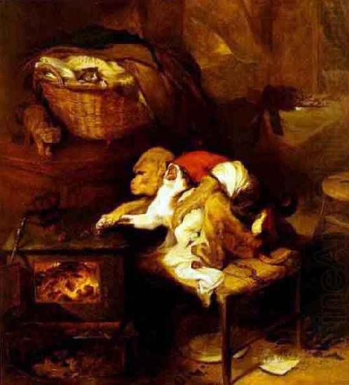 Sir Edwin Landseer The Cats Paw china oil painting image